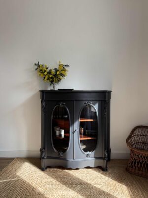 vitrine Napoléon 3 noire